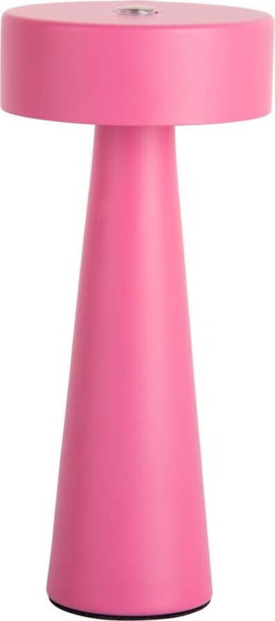Tmavě růžová LED stolní lampa (výška 16,5 cm) Mini LED Ring – Leitmotiv