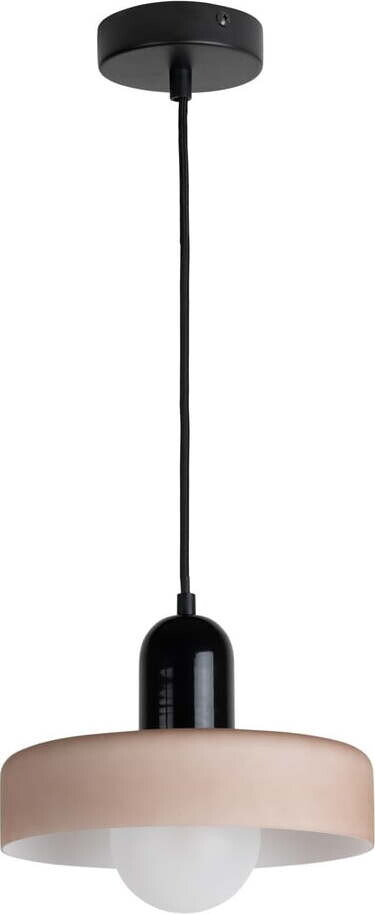 Šedé závěsné svítidlo ø 25 cm Opaco Grato – Leitmotiv