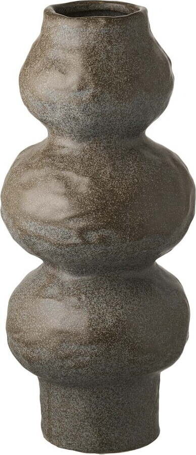 Tmavě šedá keramická váza (výška 33,5 cm) Ala – House Nordic