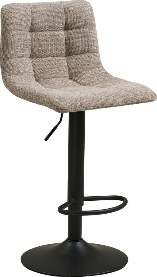 Béžová čalouněná barová židle s nastavitelnou výškou (výška sedáku 61 cm) Middelfart – House Nordic