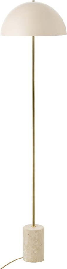 Béžová stojací lampa s kovovým stínidlem (výška 155 cm) Sheffield – House Nordic