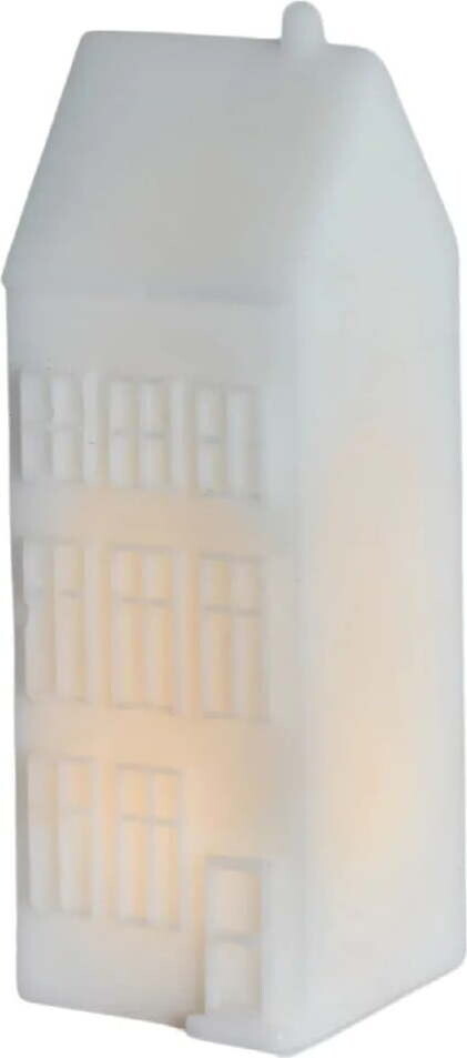 Bílá světelná dekorace na baterky Copenhagen Nyhavn Townhouse – Sirius