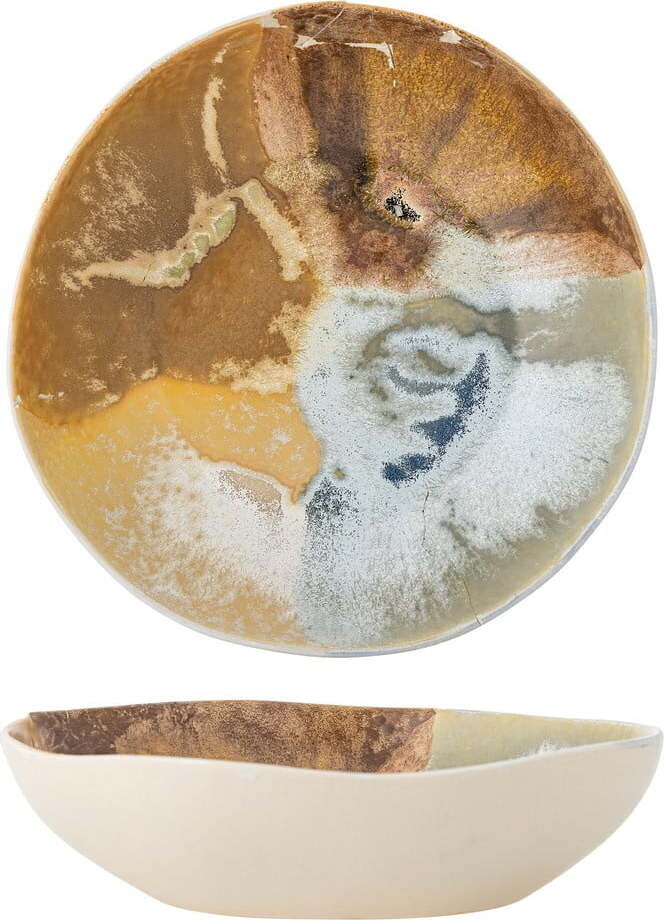 Krémová miska z kameniny 1,3 l Lacey – Bloomingville