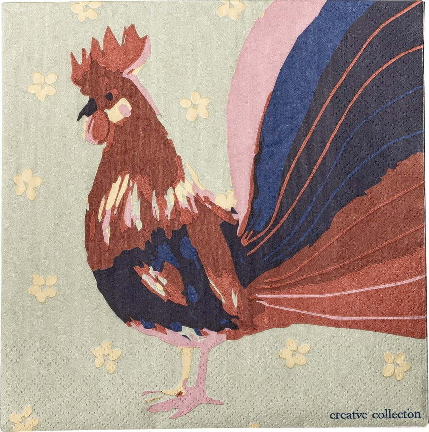 Papírové ubrousky v sadě 20 ks 33x33 cm Hanaia – Bloomingville