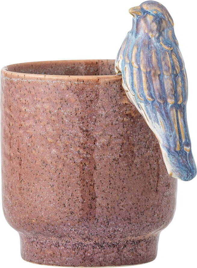 Kameninový ručně malovaný obal na květináč ø 11 cm Larky – Bloomingville