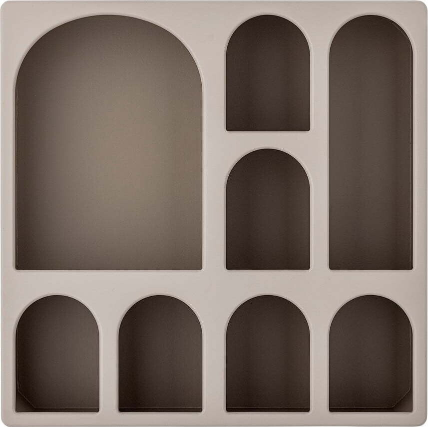 Šedobéžová patrová police 48 cm Graphia – Bloomingville