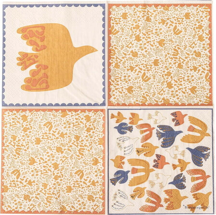 Papírové ubrousky v sadě 20 ks 33x33 cm Anniversary – Bloomingville