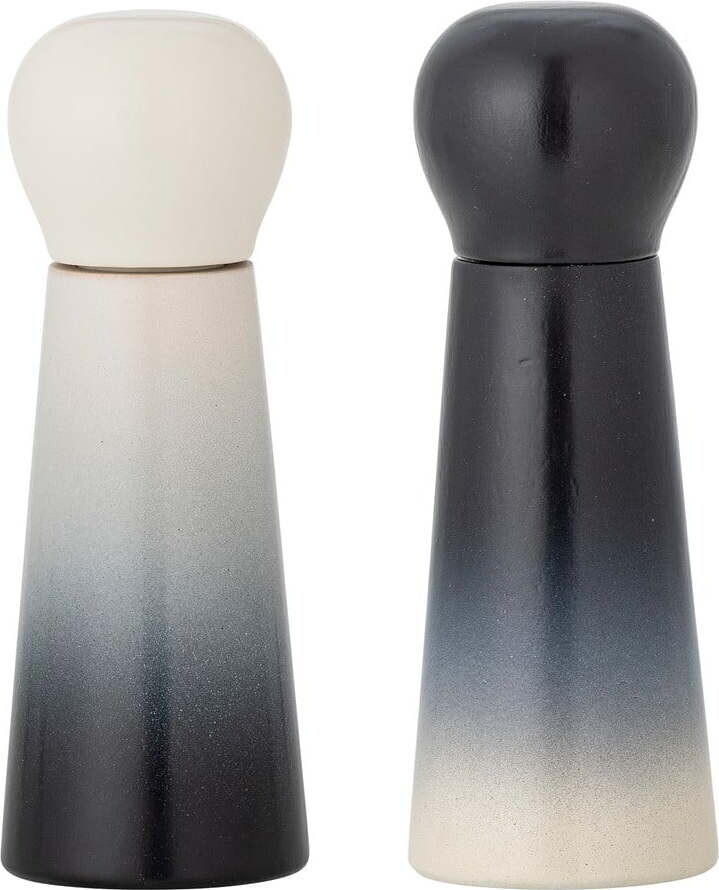 Bílé/modré dřevěné mlýnky 2 ks Hyman – Bloomingville