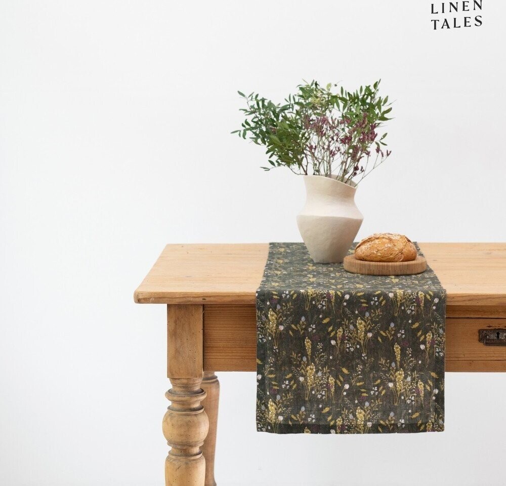 Lněný běhoun na stůl 40x200 cm Woodland – Linen Tales