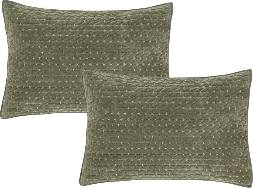 Povlaky na polštáře v sadě 2 ks 50x75 cm Attica Velvet Embroidered – Bianca