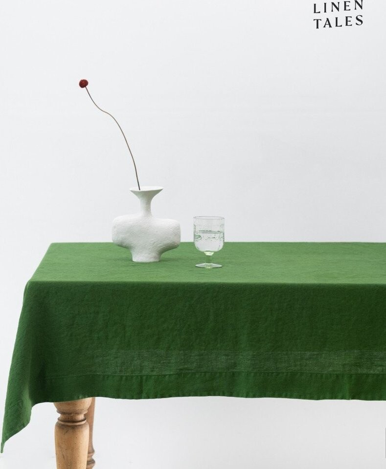 Lněný ubrus 140x250 cm True Green – Linen Tales
