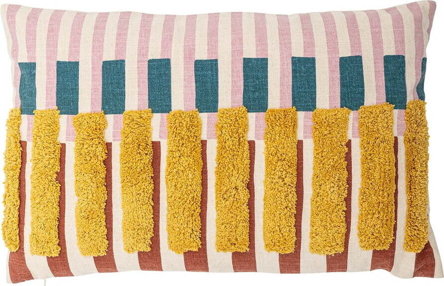 Bavlněný dekorační polštář 40x60 cm Lane – Bloomingville