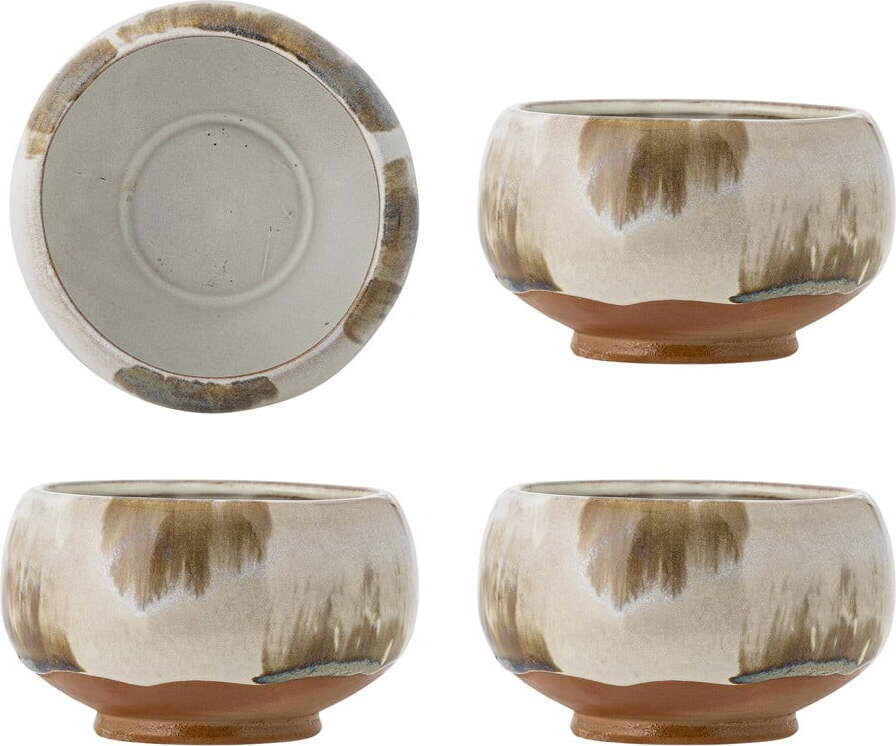 Misky v sadě 4 ks z kameniny 400 ml Jade – Bloomingville