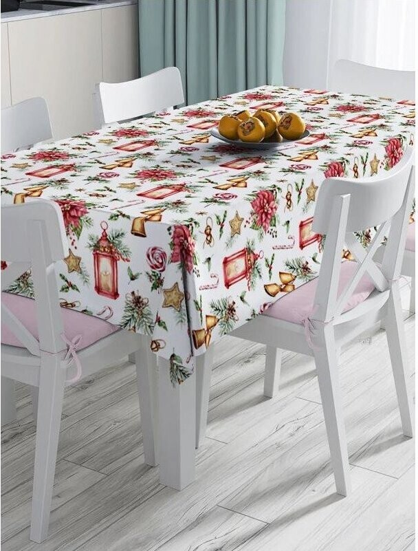 Ubrus s vánočním motivem 140x180 cm Lantern – Mila Home