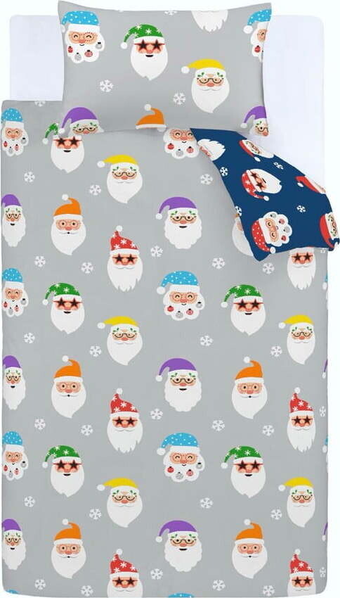 Povlečení na dvoulůžko/prodloužené 230x220 cm Santa Spec-Tacular – Catherine Lansfield