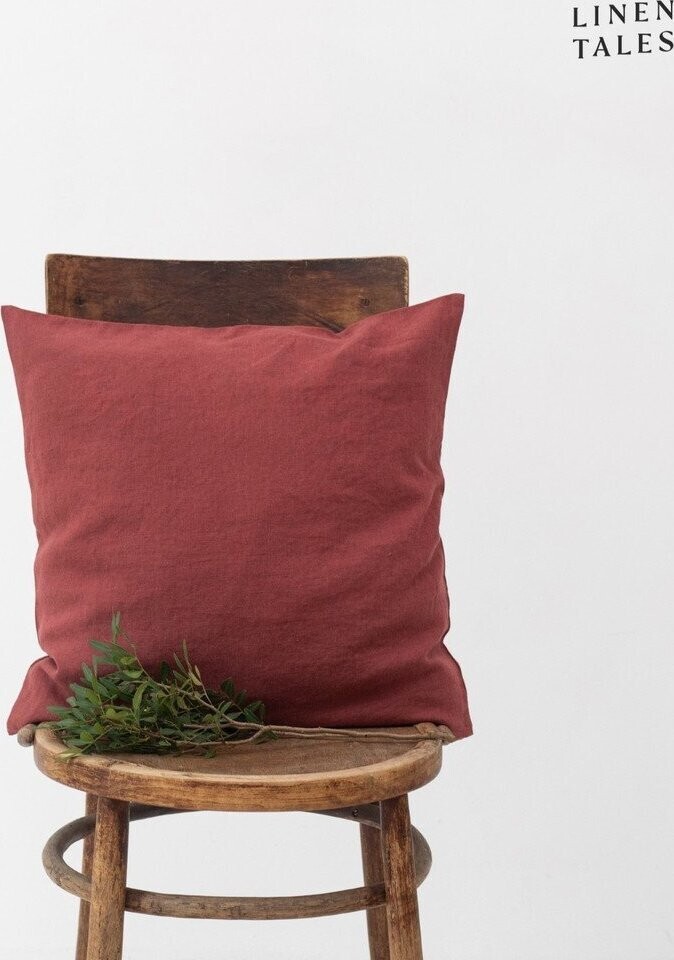 Lněný povlak na polštář 45x45 cm Marsala – Linen Tales