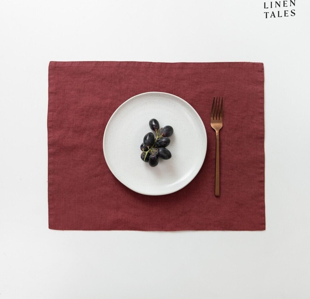 Lněné prostírání 35x45 cm Marsala – Linen Tales