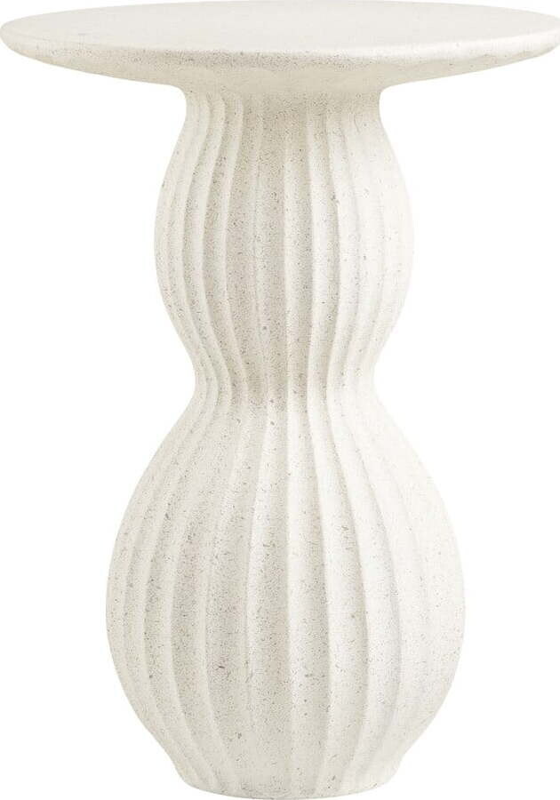 Kamenný kulatý odkládací stolek ø 40 cm Newtown – House Nordic