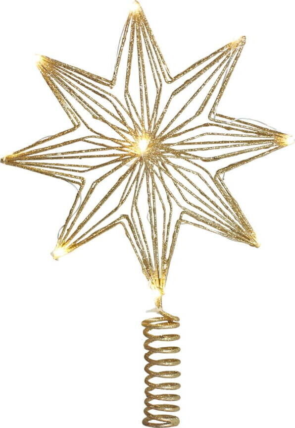 Světelná dekorace na baterky ve zlaté barvě Chloe – Sirius