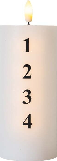 LED svíčka na baterky (výška 15 cm) Sille Advent – Sirius