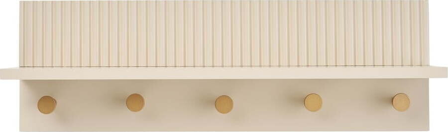 Béžový nástěnný věšák s poličkou 50 cm Rocca – House Nordic