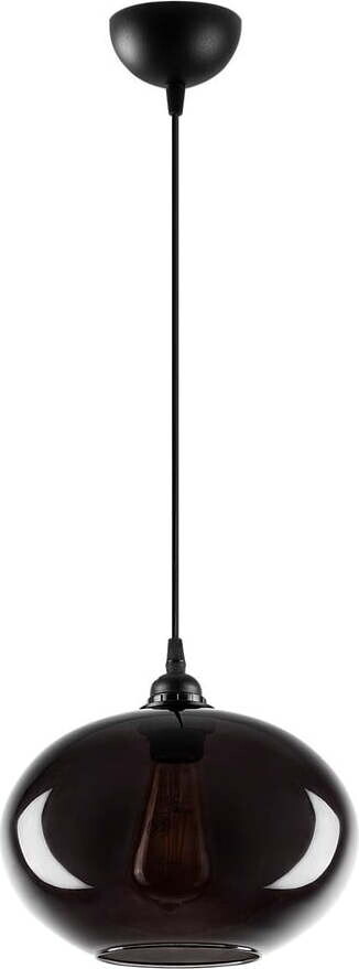 Závěsné svítidlo se skleněným stínidlem ø 27 cm Smoked – Opviq lights