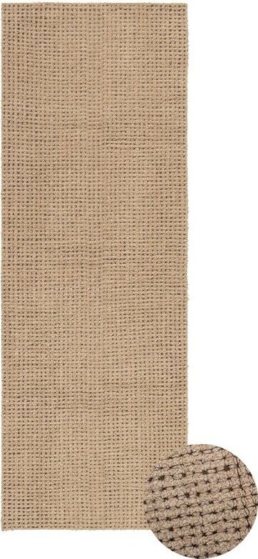 Pratelný/ručně tkaný vlněný běhoun v přírodní barvě 80x230 cm Unexpected Wool – Lorena Canals