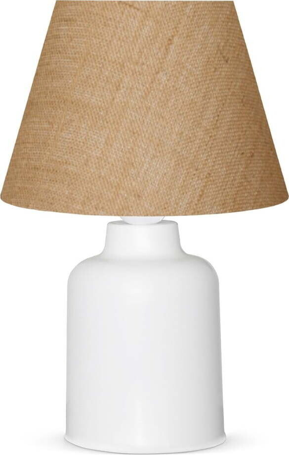 Stolní lampa se stínidlem z juty (výška 31 cm) Eren – Opviq lights