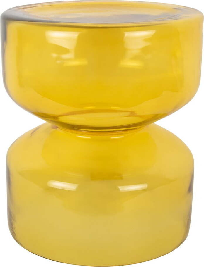 Skleněný kulatý odkládací stolek ø 35 cm Doble – Leitmotiv