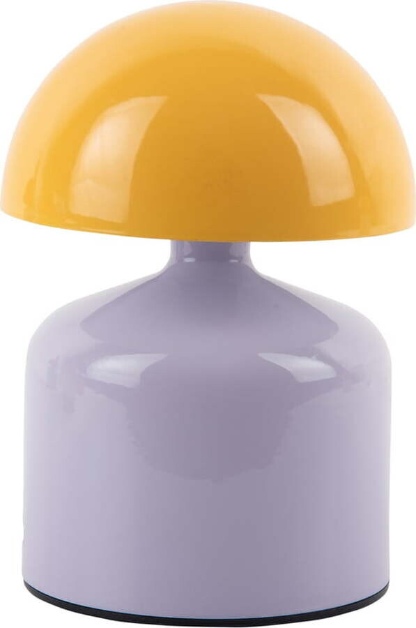 Žlutá/fialová LED stolní lampa (výška 15 cm) Funky Impetu – Leitmotiv
