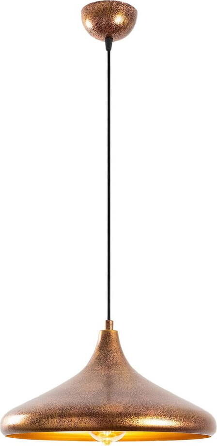 Závěsné svítidlo s kovovým stínidlem ø 34 cm Barek – Opviq lights