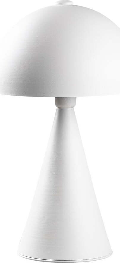 Bílá stolní lampa s kovovým stínidlem (výška 52 cm) Dodo – Opviq lights