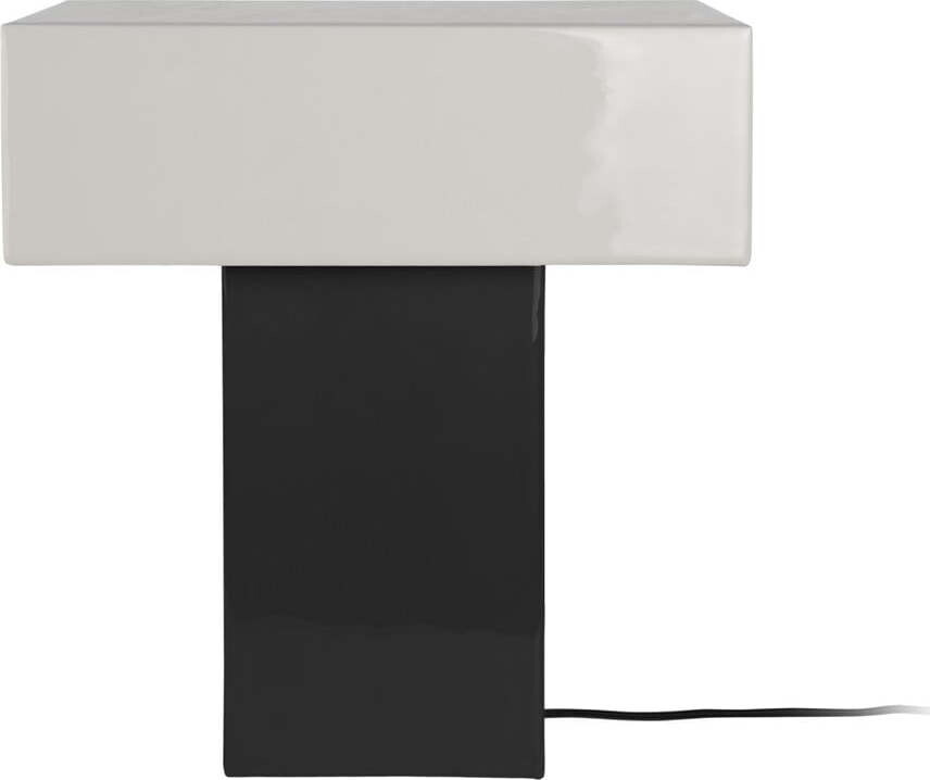 Černá stolní lampa (výška 35 cm) Grato Recto – Leitmotiv