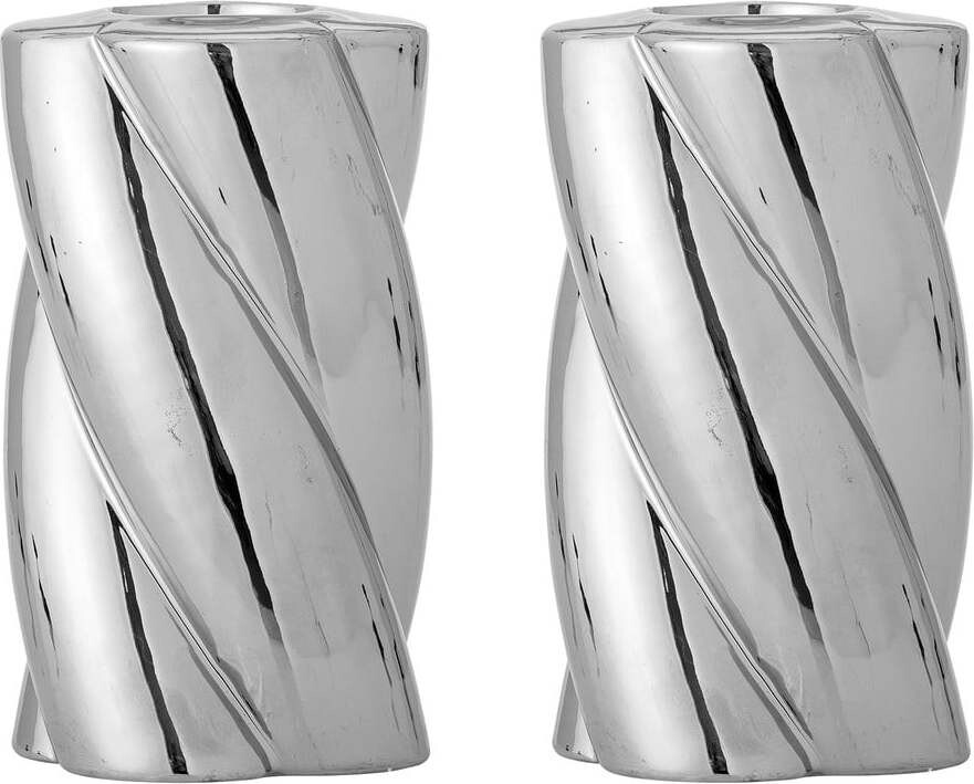 Kameninové svícny v sadě 2 ks Silvia – Bloomingville