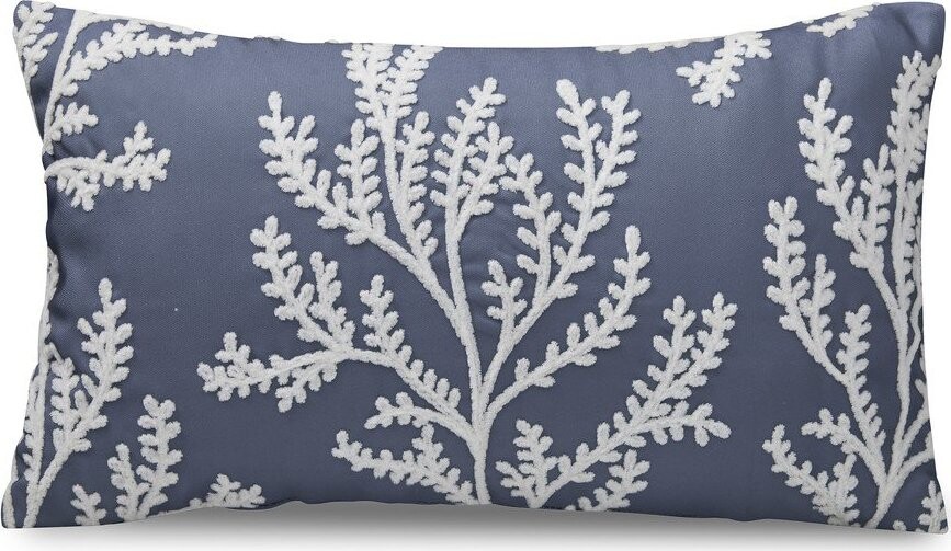 Dekorační polštář 30x50 cm Coral Leaf Embroidered – Catherine Lansfield