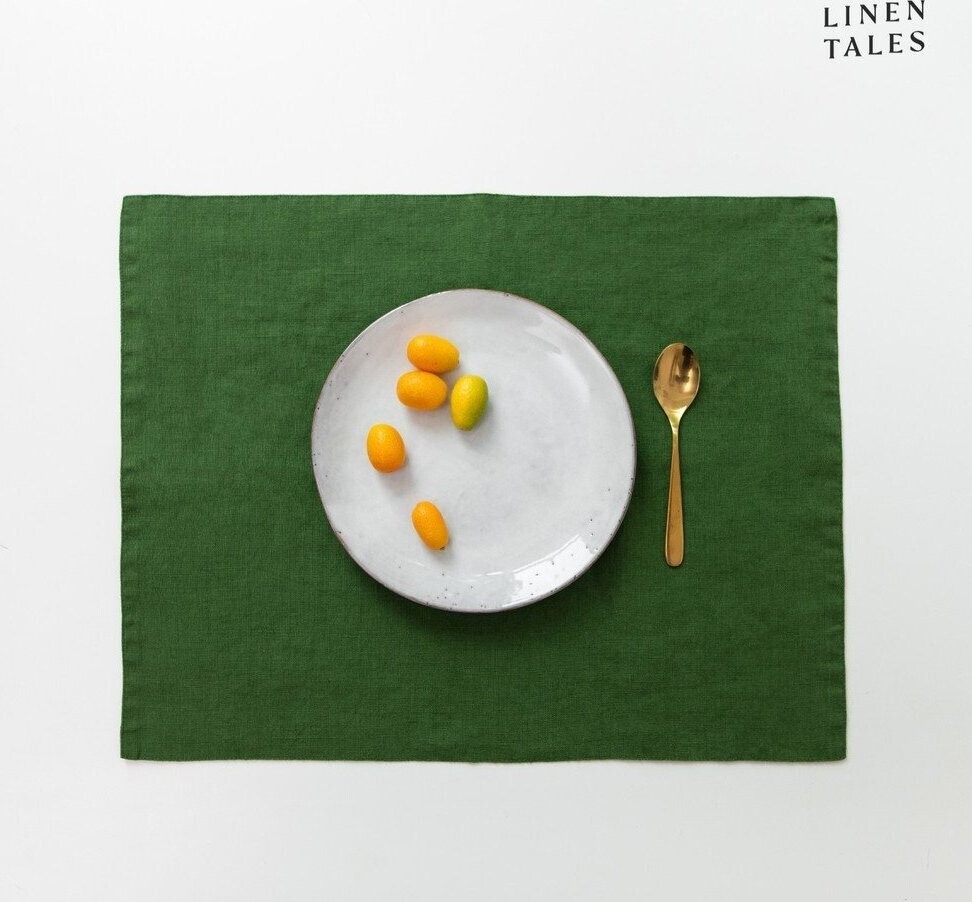 Lněné prostírání 35x45 cm True Green – Linen Tales