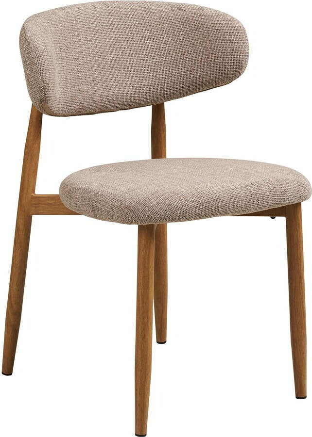 Béžová/v přírodní barvě čalouněná jídelní židle Levanto – House Nordic