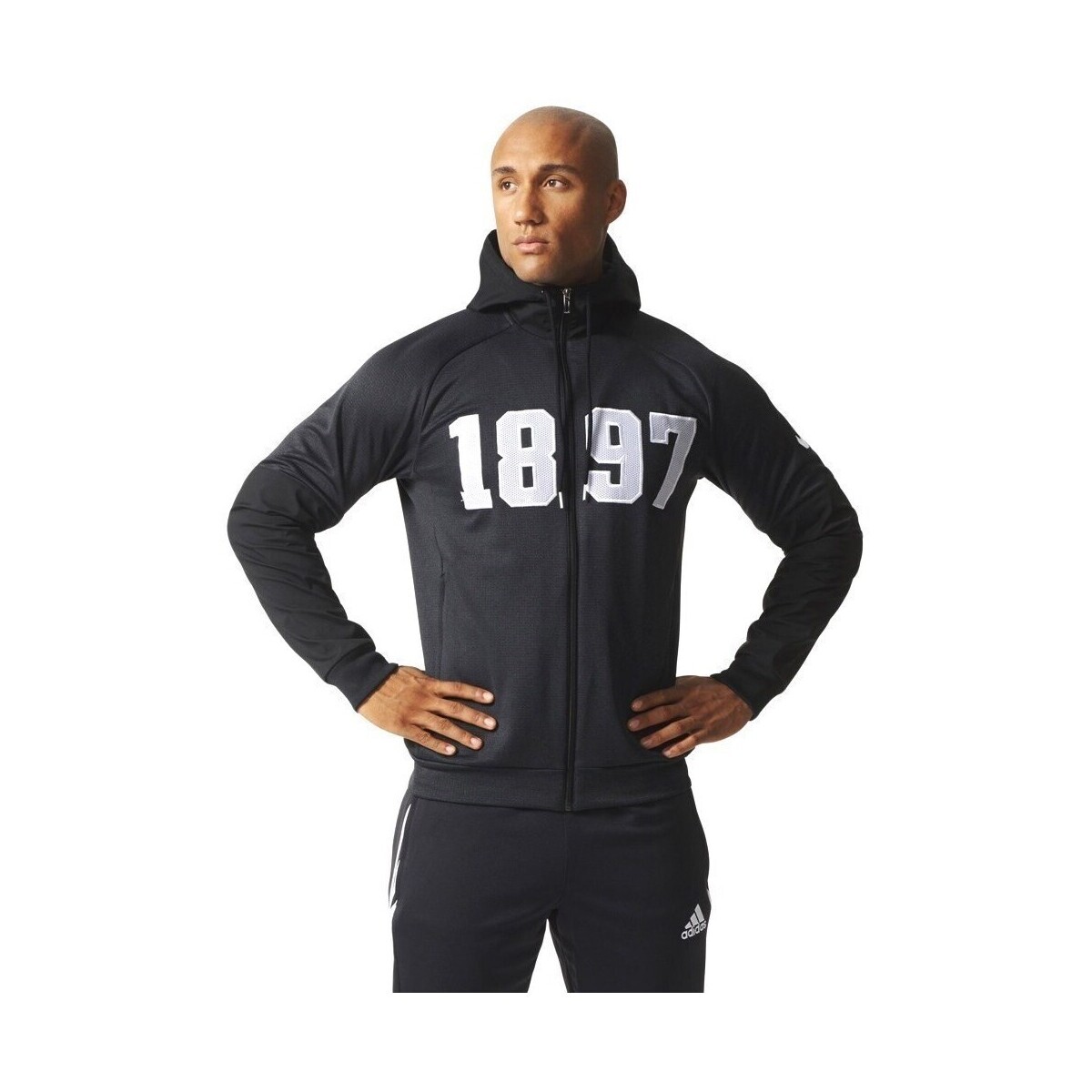 adidas  Juve SF Hood ZI  Černá