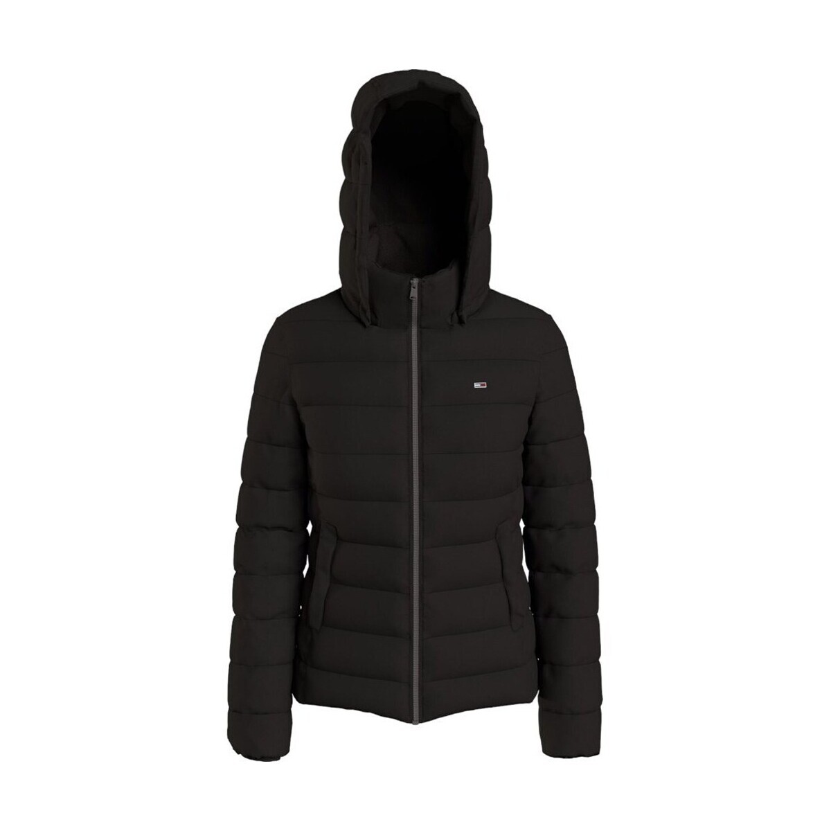 Tommy Hilfiger  TJW BASIC HOODED JACKET  Černá