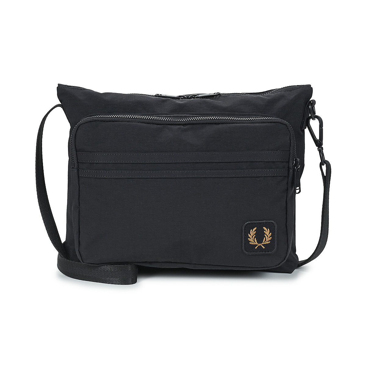 Fred Perry  NYLON BADGE CROSSBODY BAG  Černá