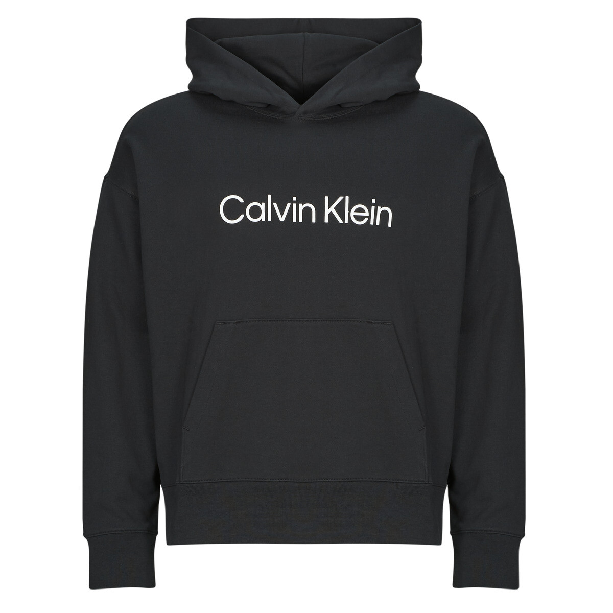 Calvin Klein Jeans  LS STANDARD LOGO PREMIUM TERRY P  Černá