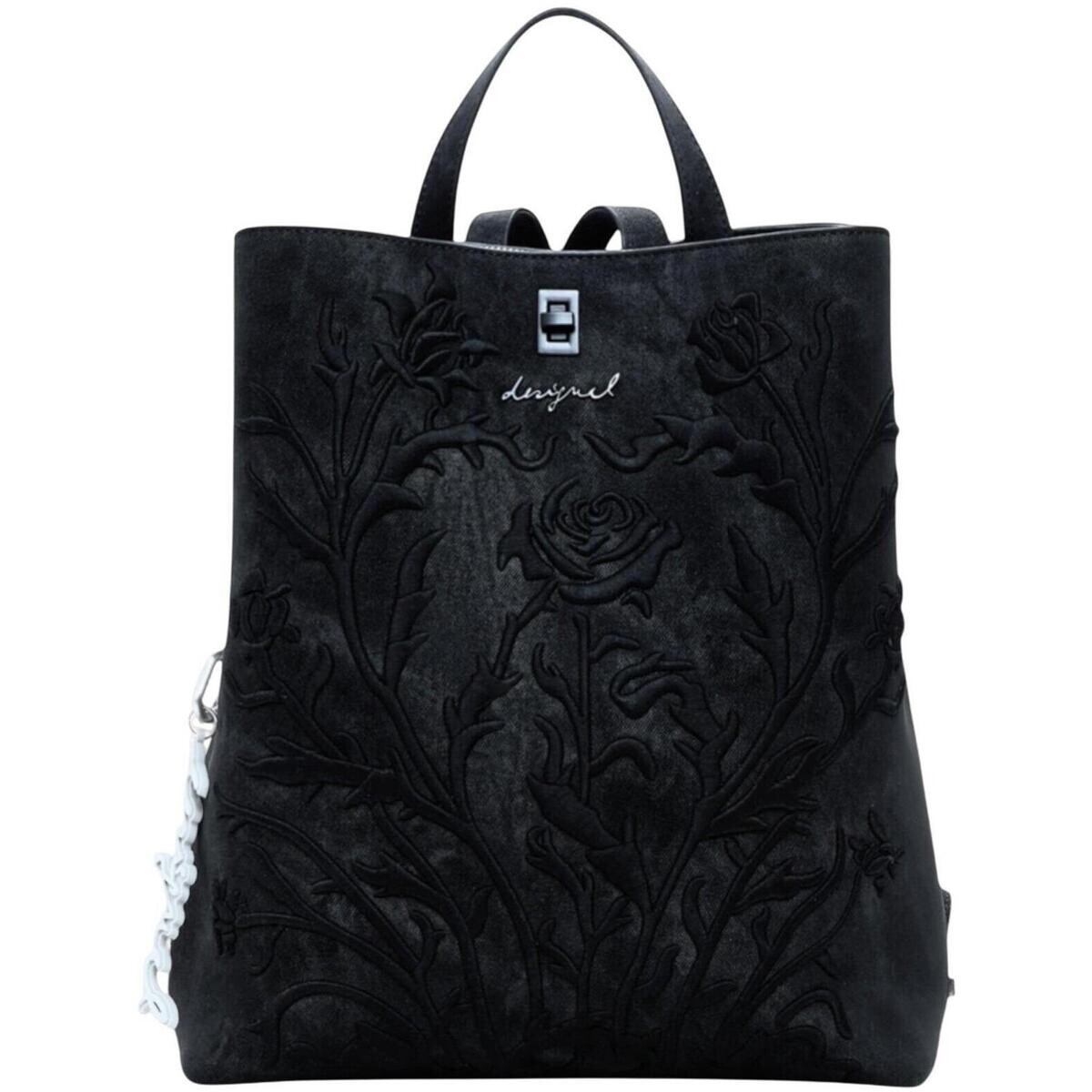 Desigual  BACK_ROMEO FLORAL TOTAL B 25WAKP06  Černá