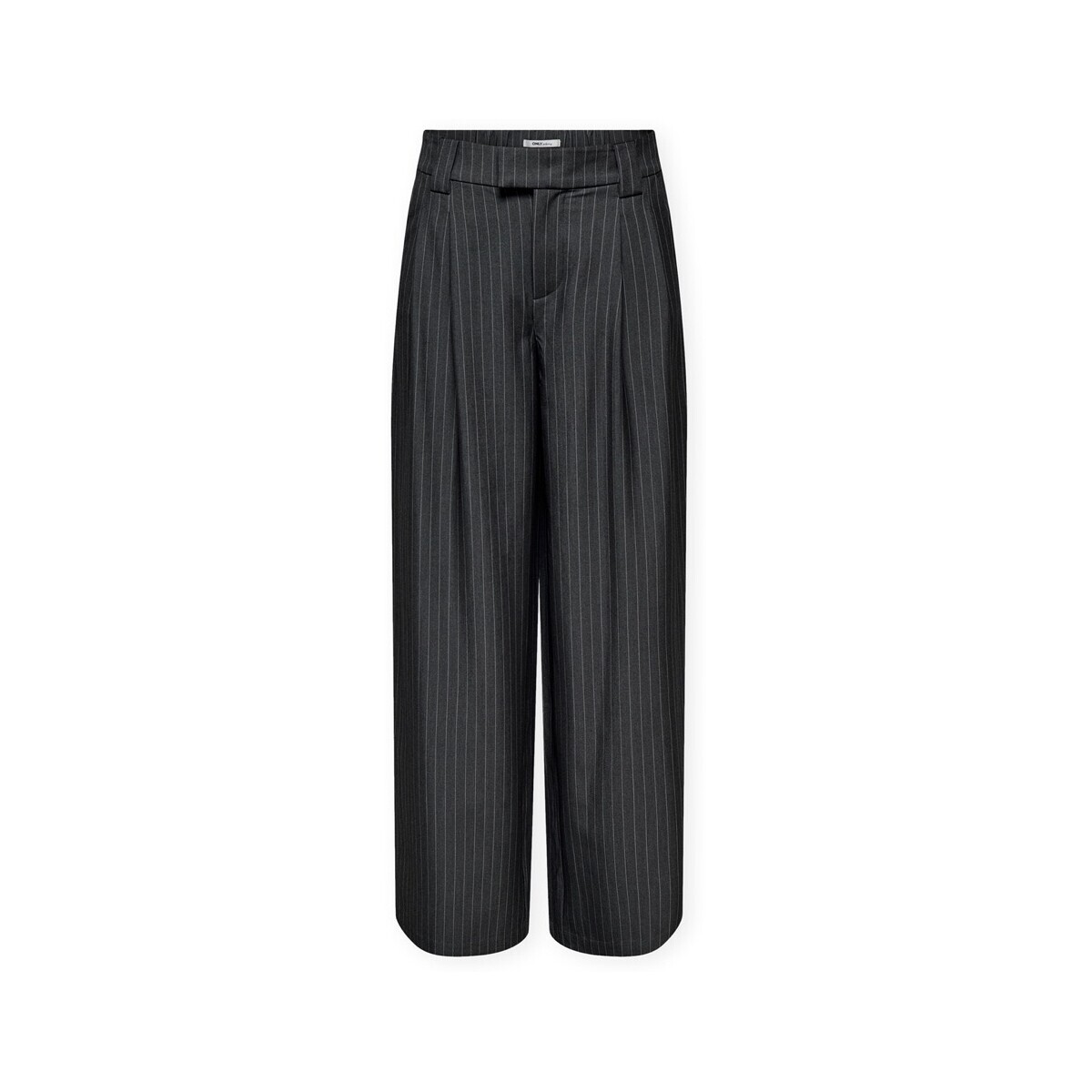 Only  Nisa Life Trousers - Dark Grey Melange  Šedá
