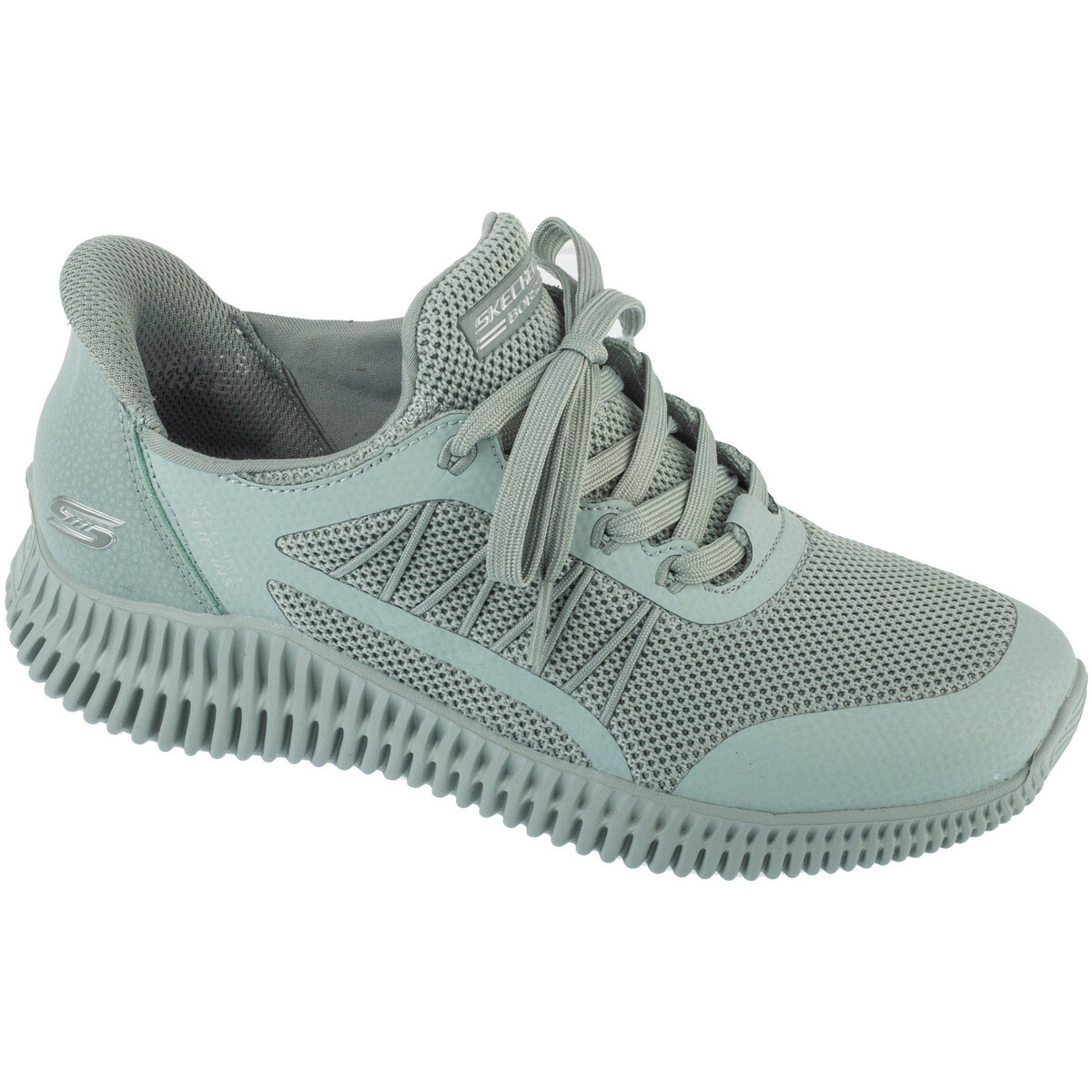 Skechers  Slip-Ins: Bobs Geo Lite - Divine Pace  Zelená