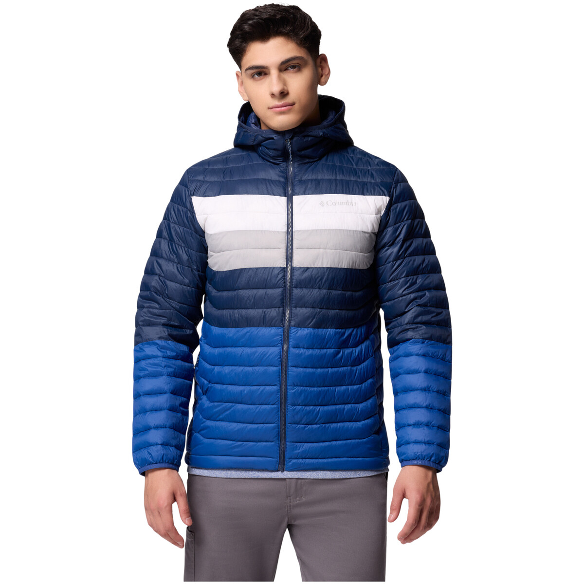 Columbia  Powder Pass Hooded Jacket  Modrá
