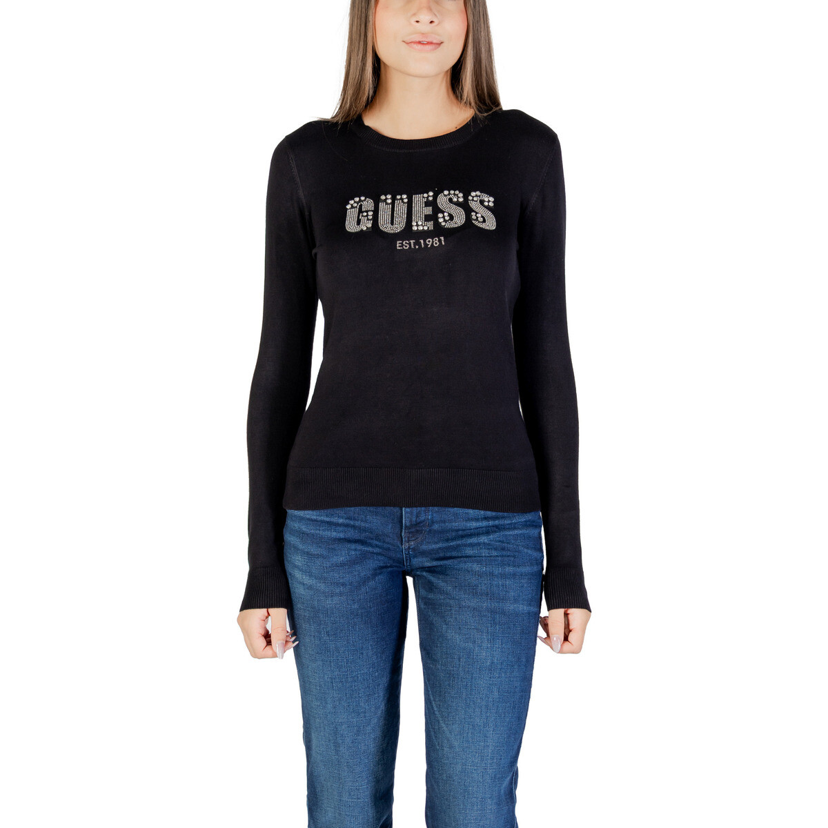 Guess  LS CN REYNA LOGO SWTR W5BR40 Z2NQ2  Černá