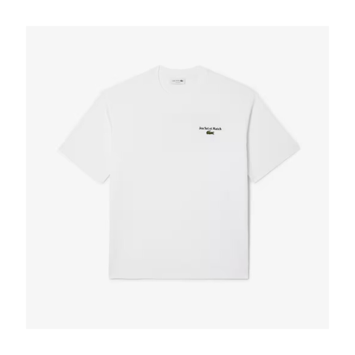 Lacoste  TH5950 TEE SHIRT  Bílá