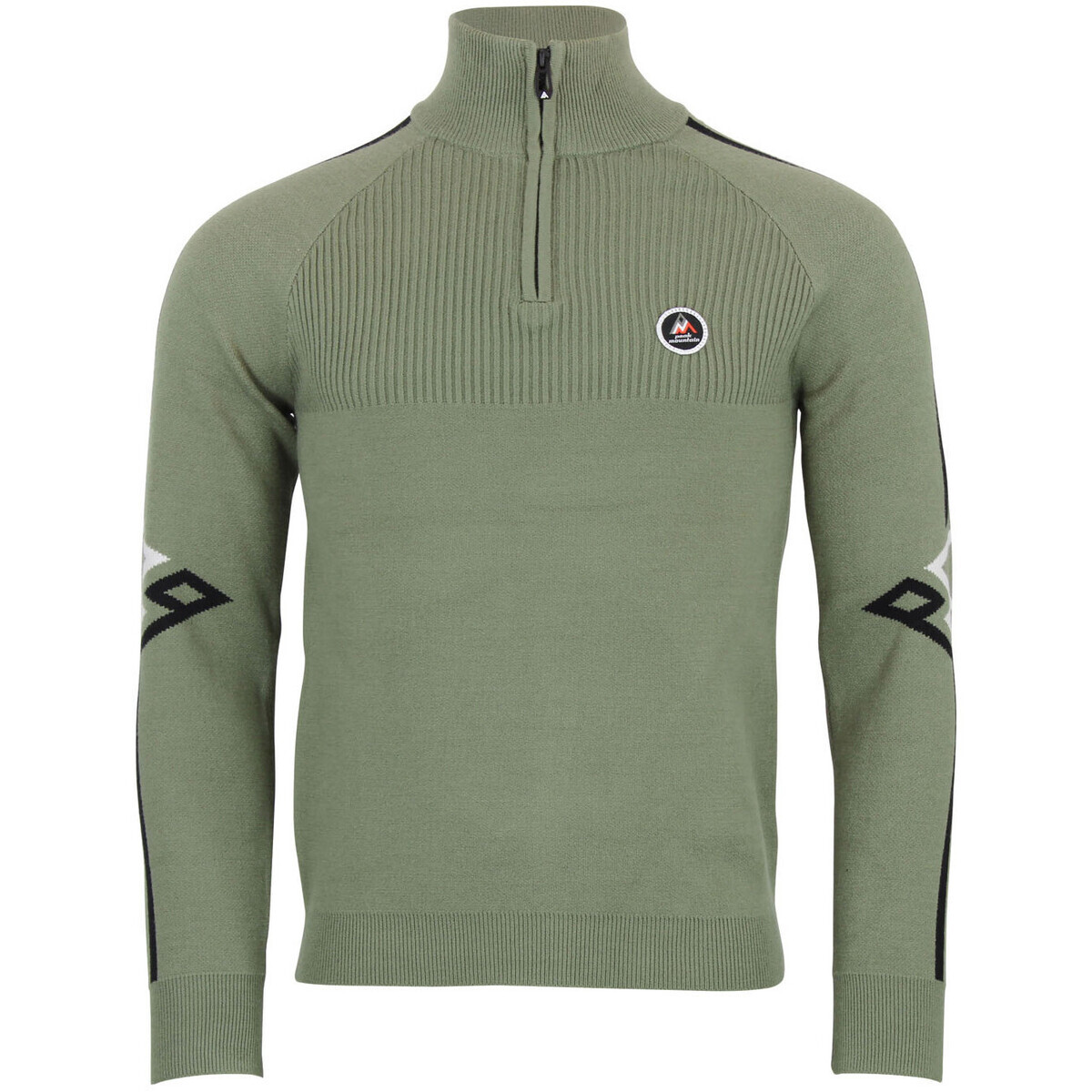 Peak Mountain  Pull col roulé CIAO  Khaki