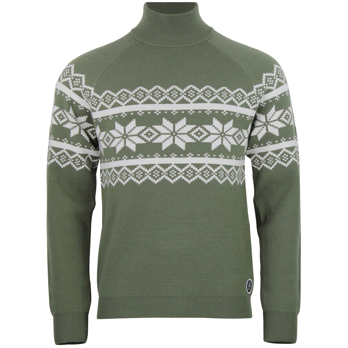 Peak Mountain  Pull col montant CLYDE  Khaki