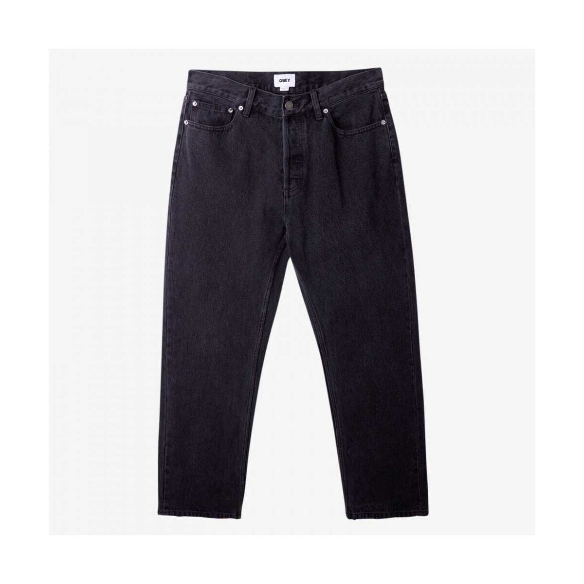 Obey  Hardwork denim  Černá